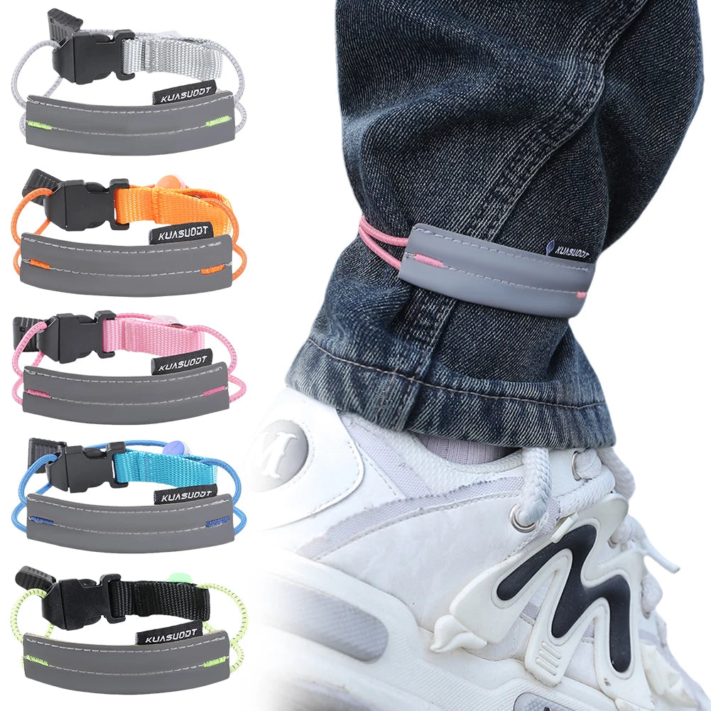Reflective Bike Pants Strap – High-Visibility Safety Bands