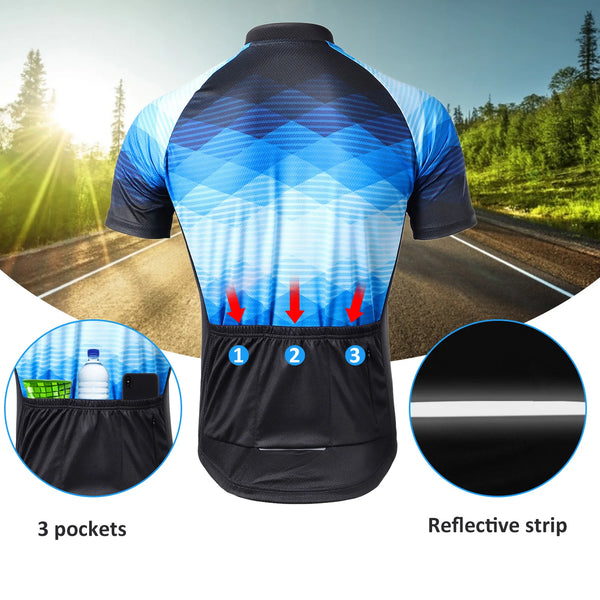 Lixada Men’s Cycling Jersey & Shorts Set