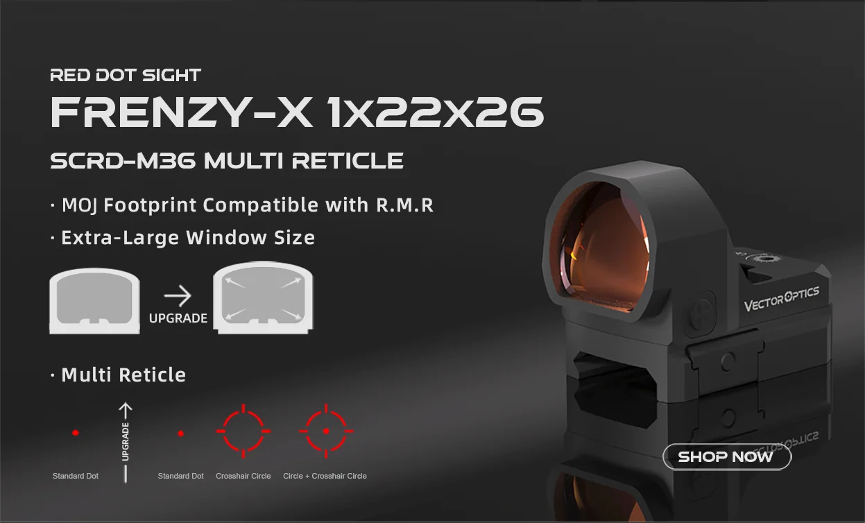 Vector Optics Omega 1x Tactical Red Dot Sight