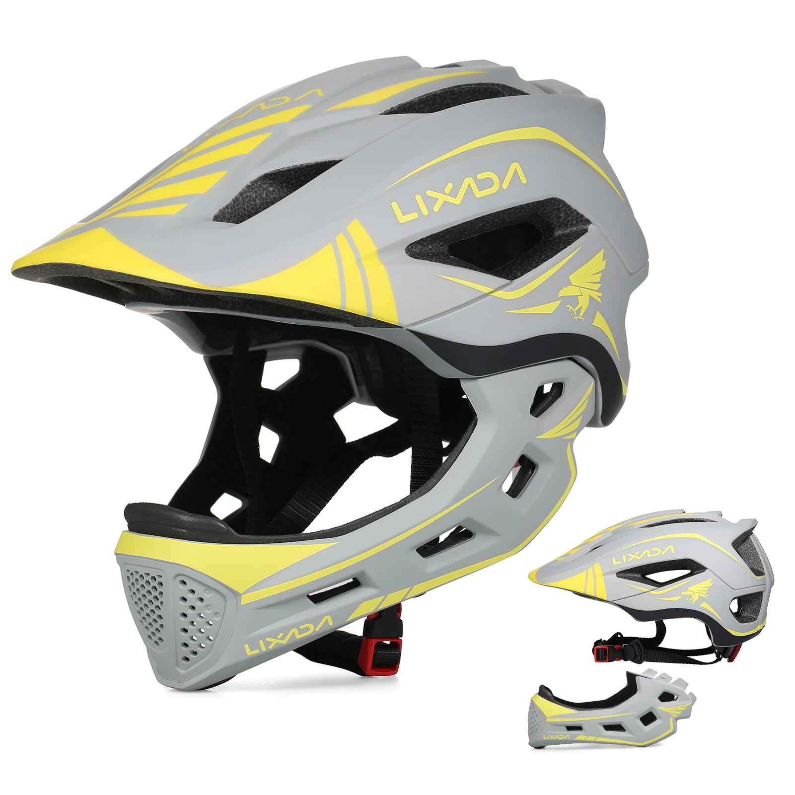 2-in-1 Kids Full Face Sports Helmet