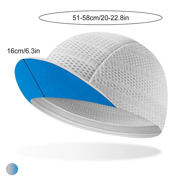 Cooling Cycling Helmet Liner Hat with Visor
