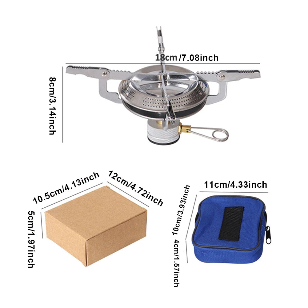 Mini Portable Gas Stove with Storage Bag – Adjustable Burner