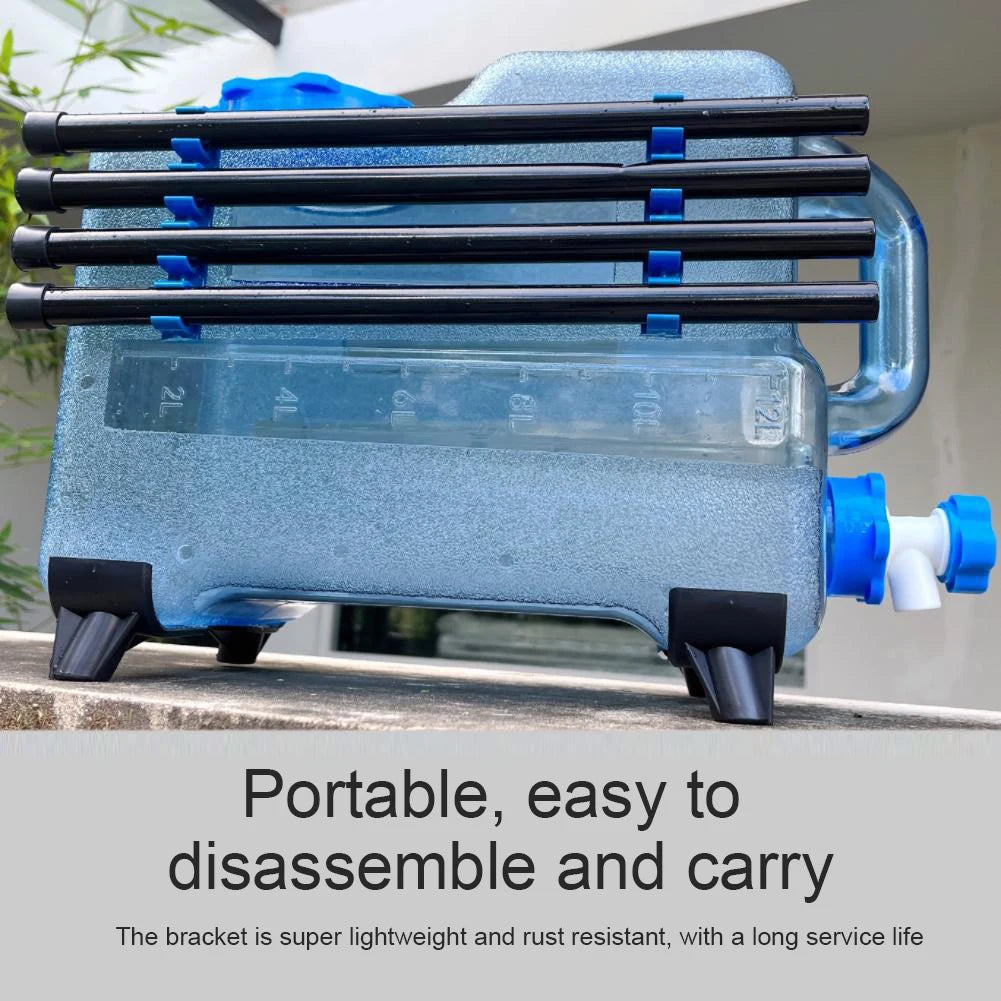 Foldable Camping Bucket & Ice Box Stand – Heavy Duty