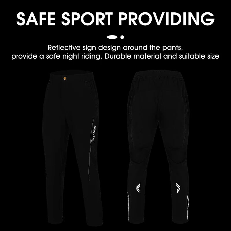 WEST BIKING Men’s Quick-Dry Reflective Sports Pants