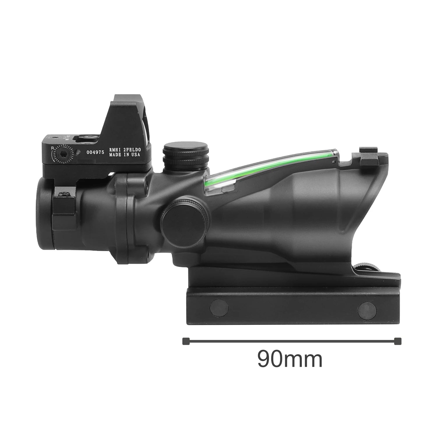 Adjustable 4x32 Red Dot Tactical Scope – 1x/4x