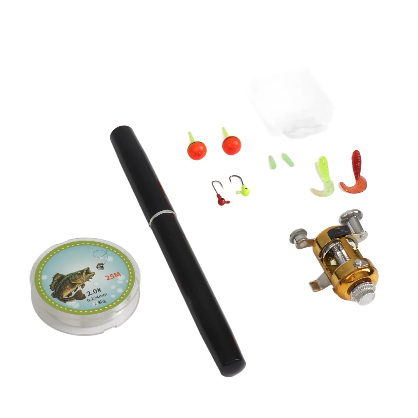 Mini Telescopic Pocket Fishing Rod & Reel Set