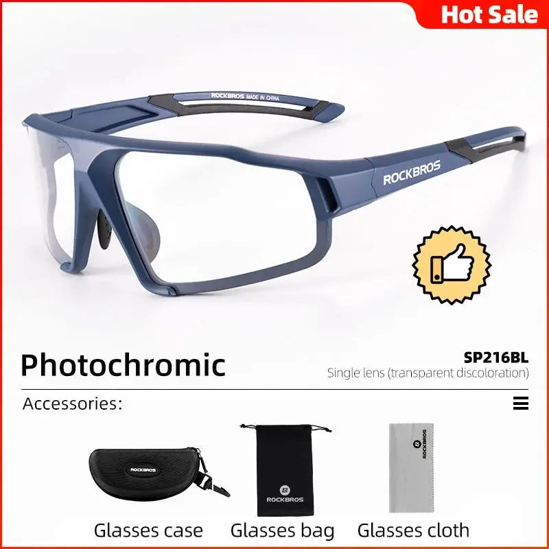 ROCKBROS Photochromic Cycling Sunglasses