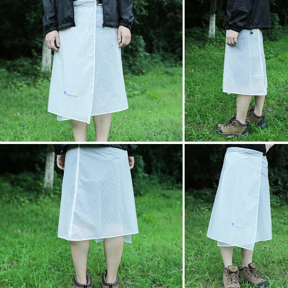 Ultralight Waterproof Rain Kilt Skirt for Hiking