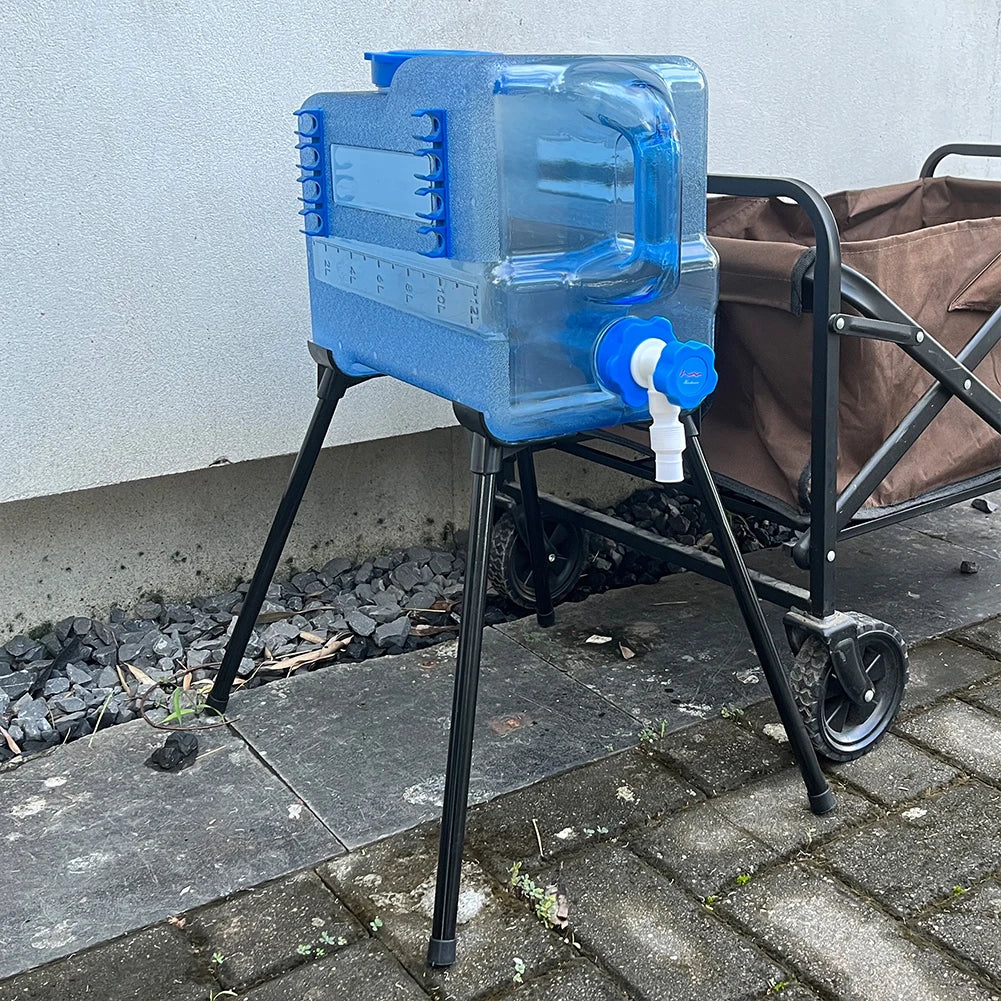 Foldable Camping Bucket & Ice Box Stand – Heavy Duty