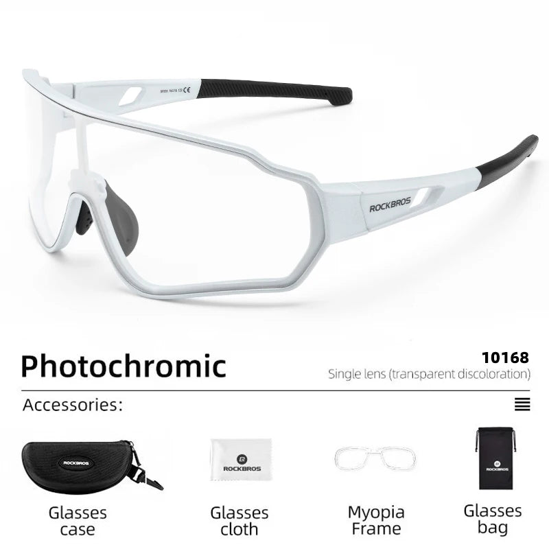 ROCKBROS Photochromic Cycling Sunglasses