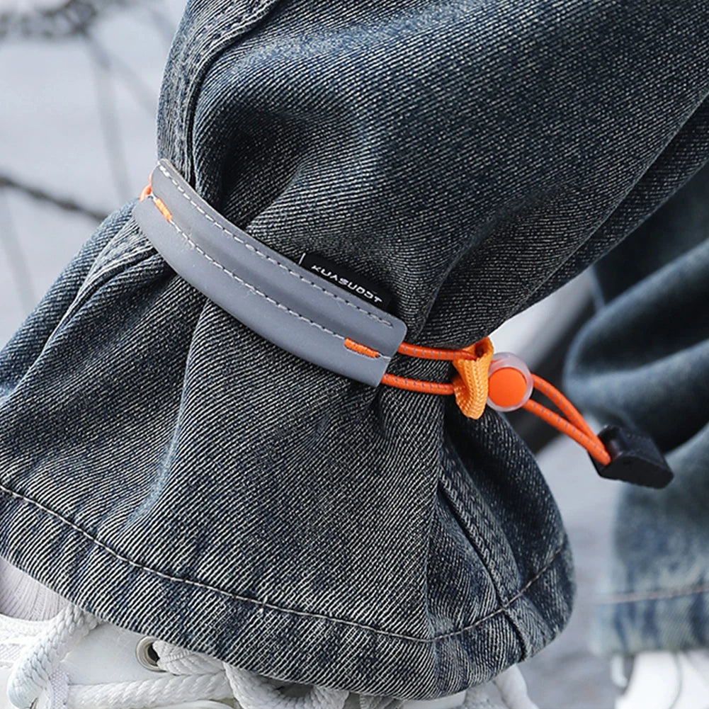 Reflective Bike Pants Strap – High-Visibility Safety Bands