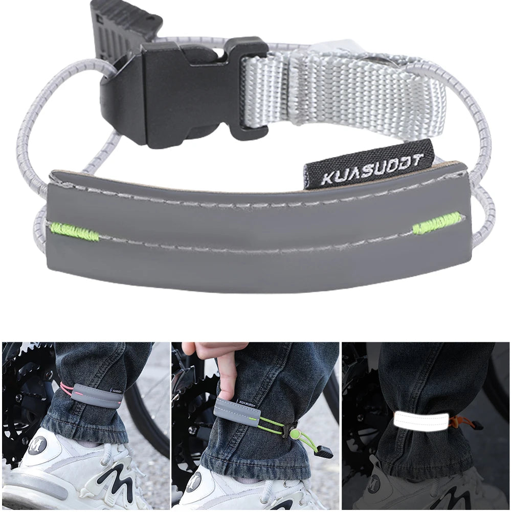 Reflective Bike Pants Strap – High-Visibility Safety Bands