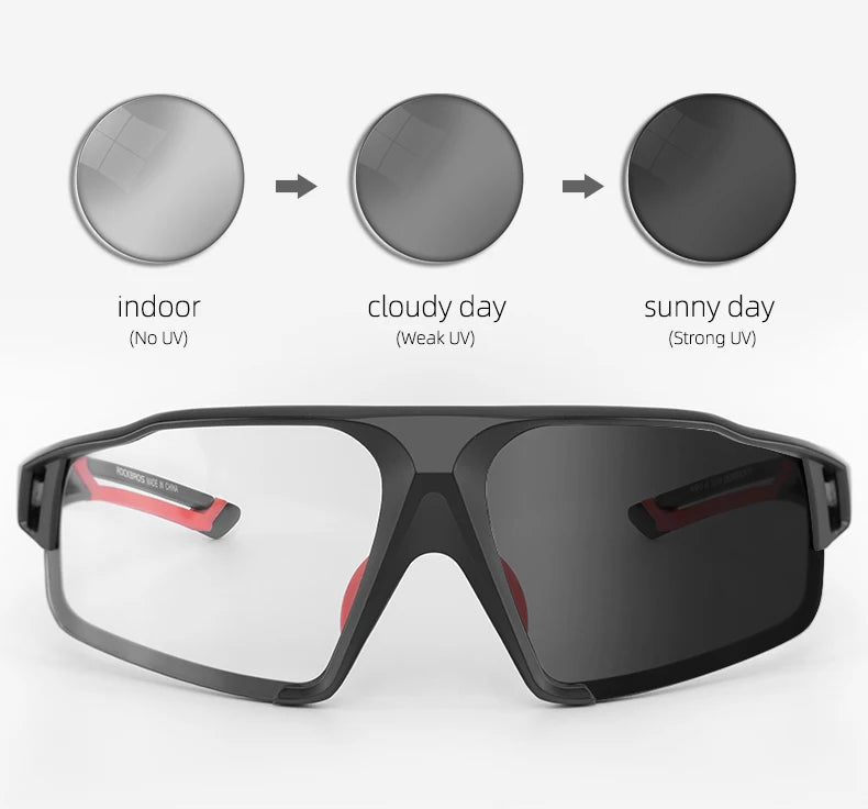 ROCKBROS Photochromic Cycling Sunglasses