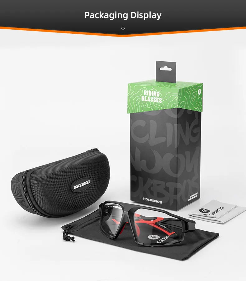 ROCKBROS Photochromic Cycling Sunglasses