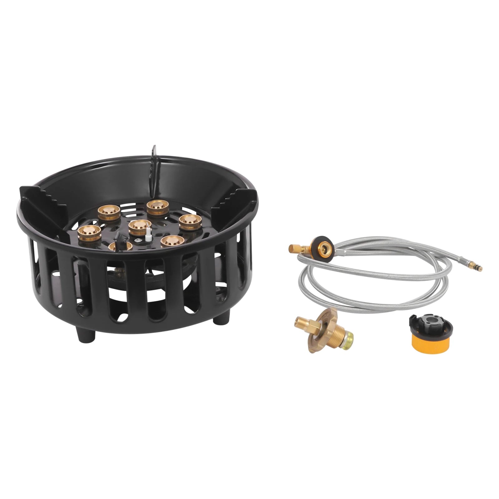 Portable Camping Stove with 3 Gas Adapters
