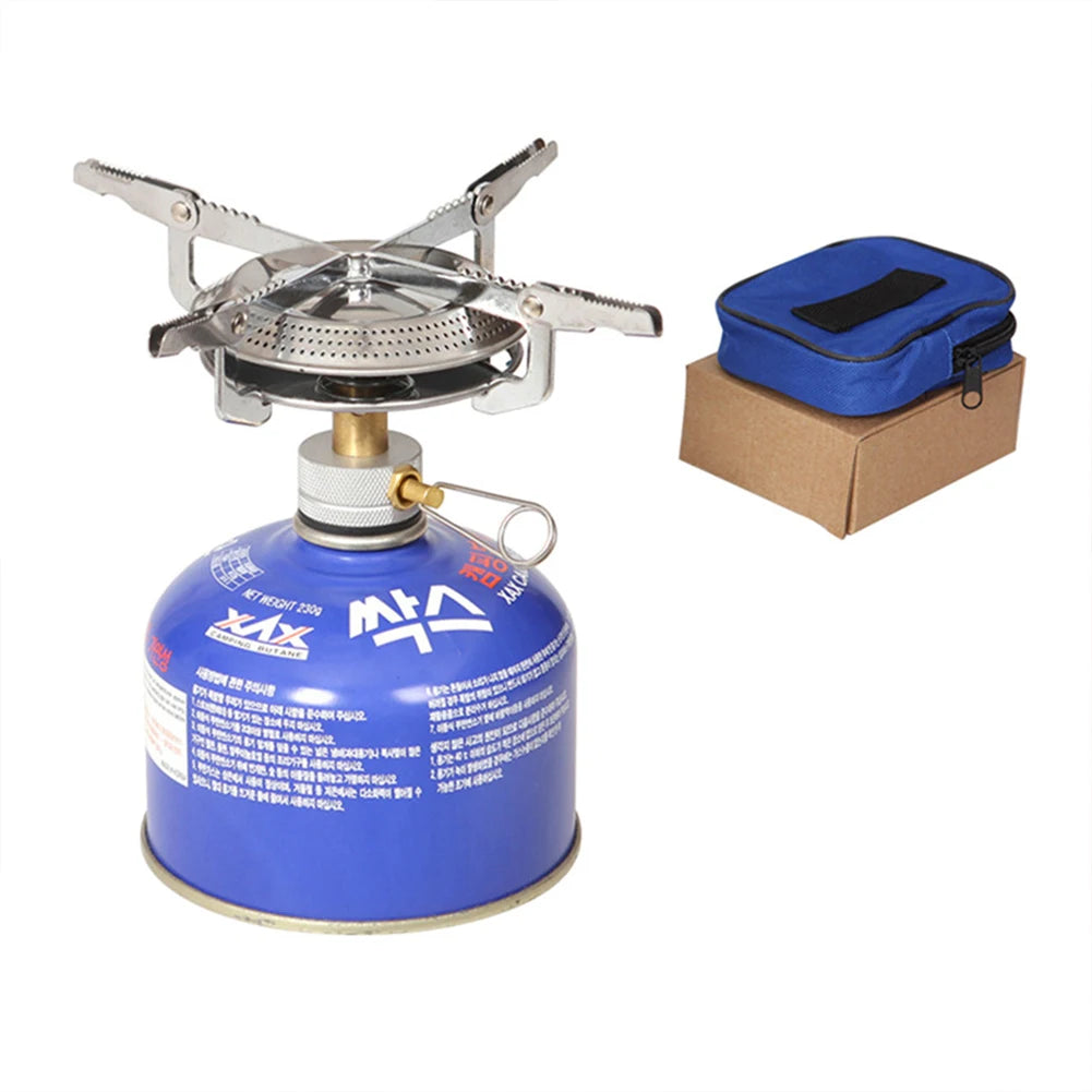 Mini Portable Gas Stove with Storage Bag – Adjustable Burner