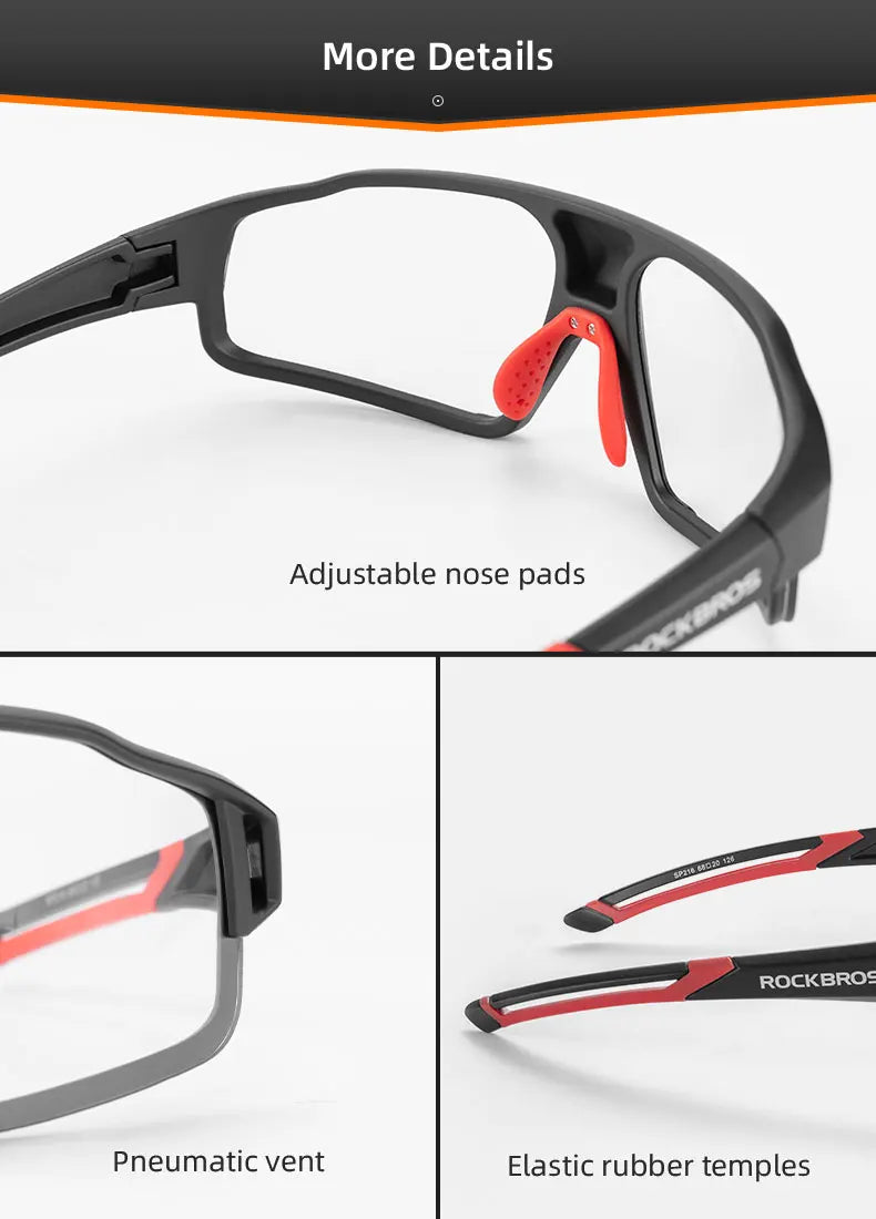 ROCKBROS Photochromic Cycling Sunglasses