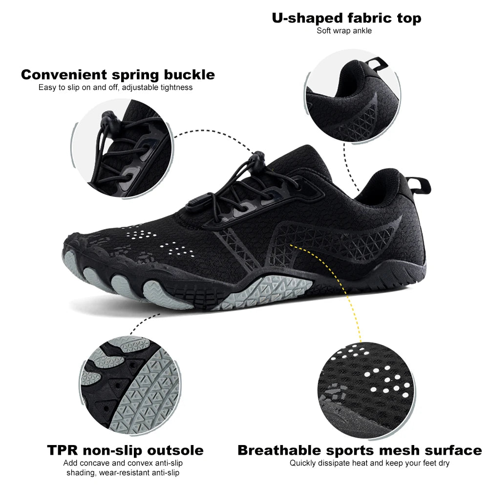 Unisex Barefoot Water Shoes – Non-Slip & Breathable