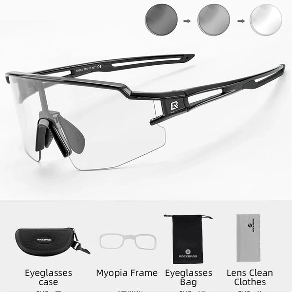 ROCKBROS Photochromic Polarized Cycling Glasses