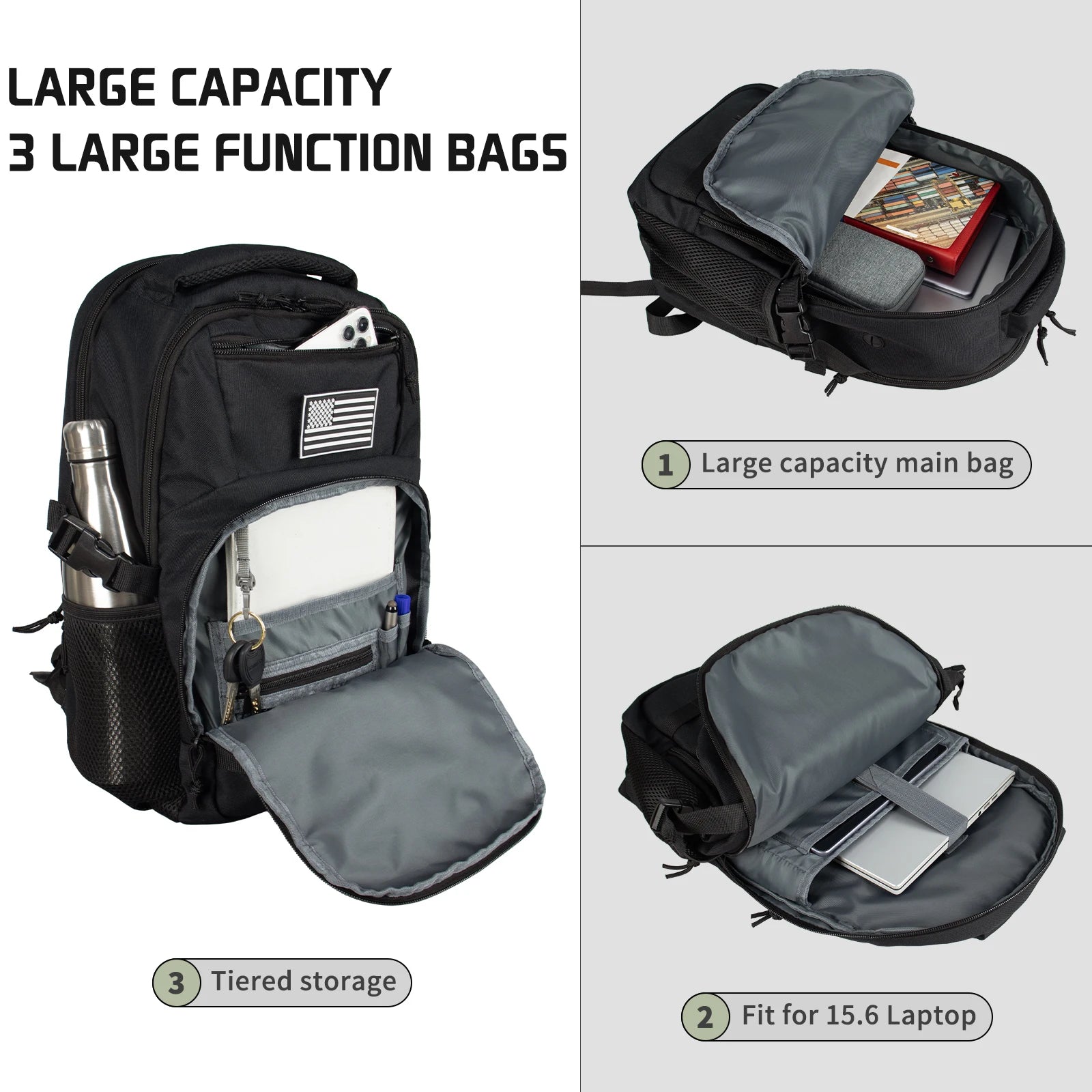 Tactical Waterproof Outdoor Backpack for Men