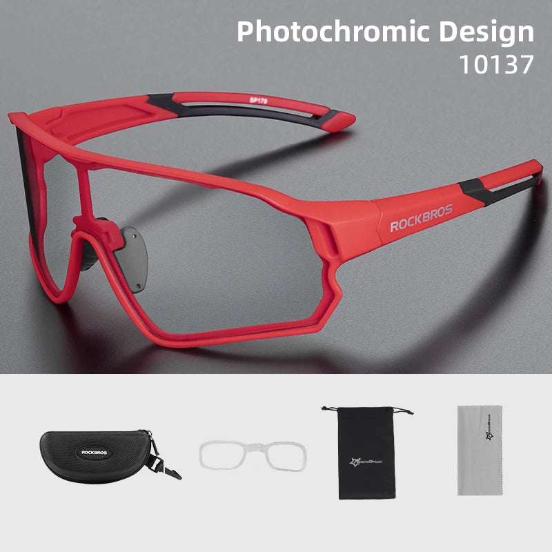 ROCKBROS Photochromic UV400 Cycling Glasses