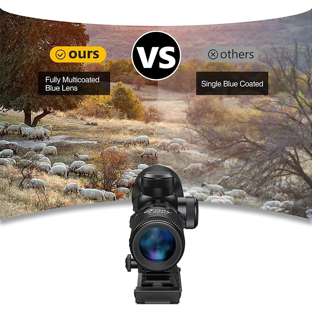 3-9x40 Hunting Scope with Mil-Dot Reticle