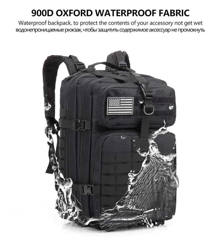 Tactical Waterproof Outdoor Backpack for Men