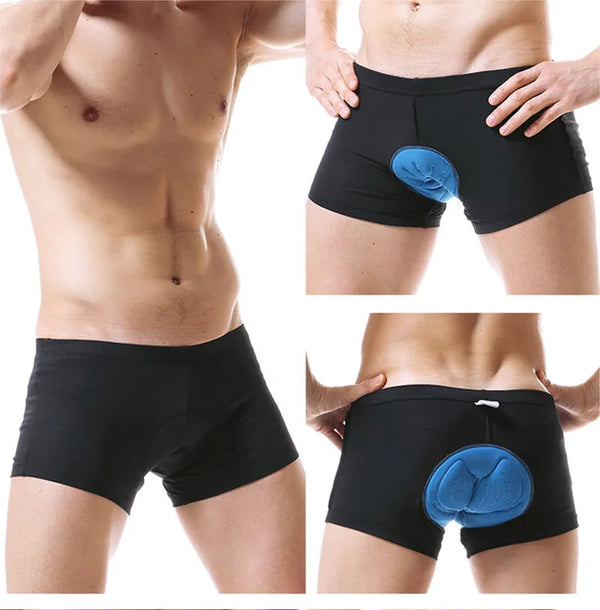3D Gel Padded Cycling Underwear Shorts – Unisex