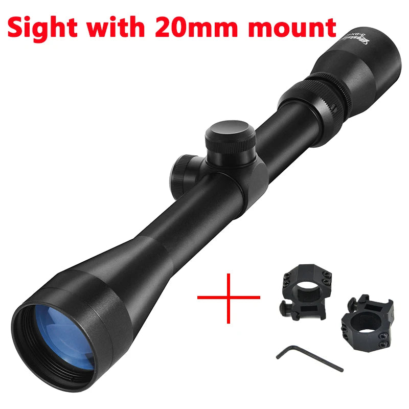 3-9x40 Hunting Scope with Mil-Dot Reticle