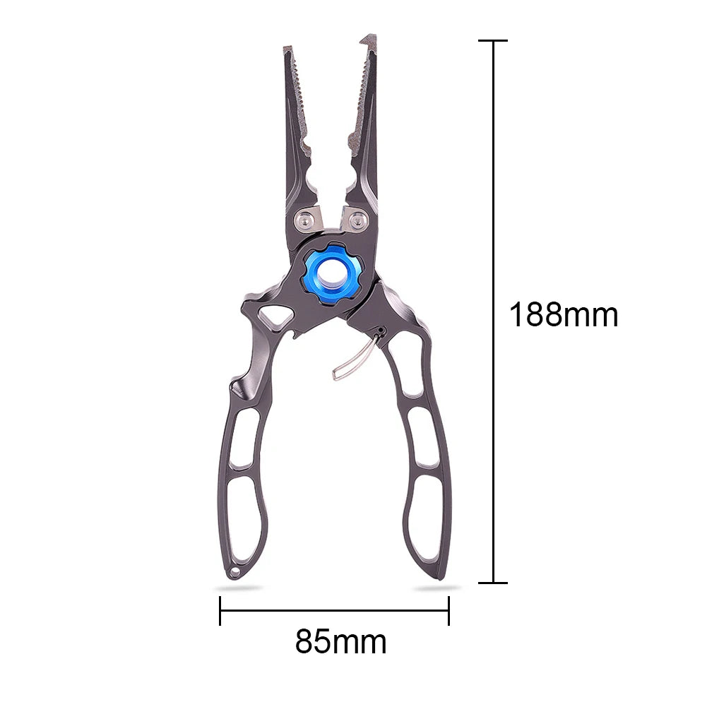 Aluminum Fishing Pliers with Line Cutter