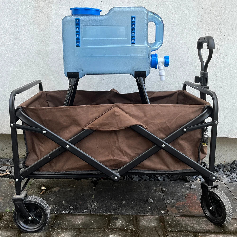 Foldable Camping Bucket & Ice Box Stand – Heavy Duty