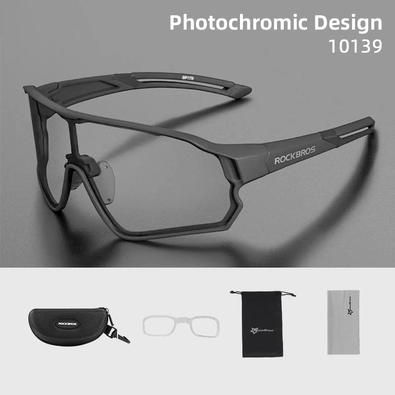 ROCKBROS Photochromic UV400 Cycling Glasses