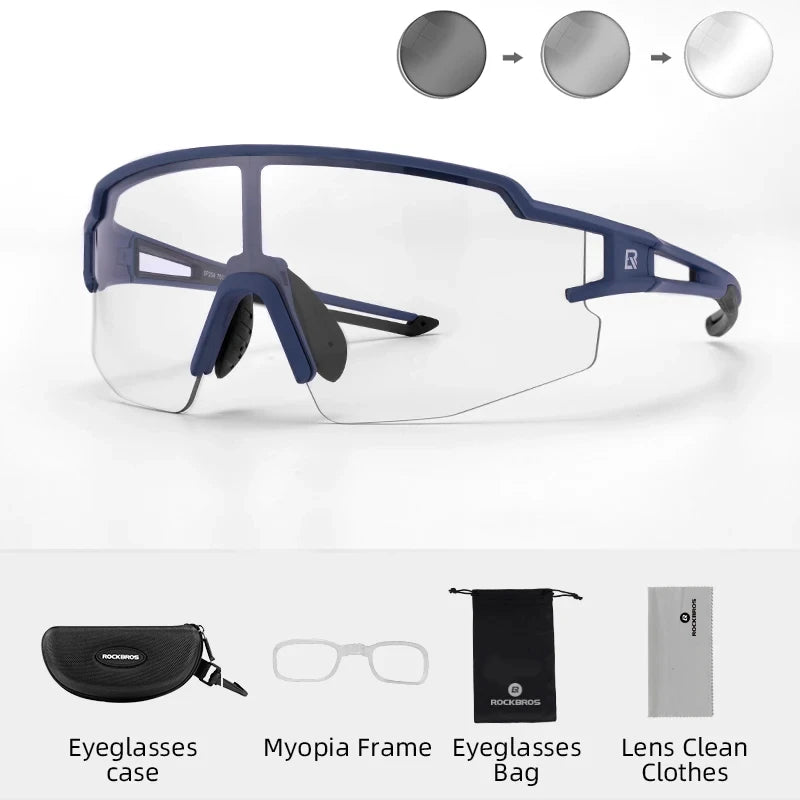 ROCKBROS Photochromic Polarized Cycling Glasses