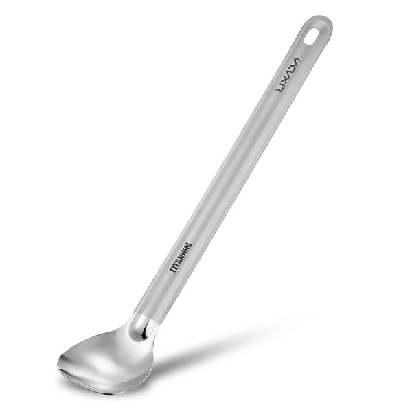 Lixada Titanium Long Handle Camping Spoon